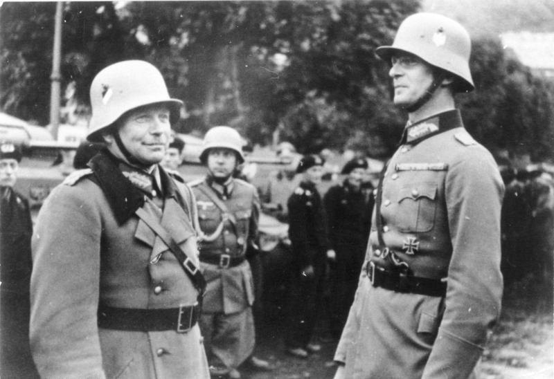 Guderian a Reinhardt v Sudetech, 1938