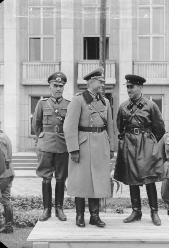 Guderian a Krivošejn v Brestu-Litevském, 22. 9. 1939