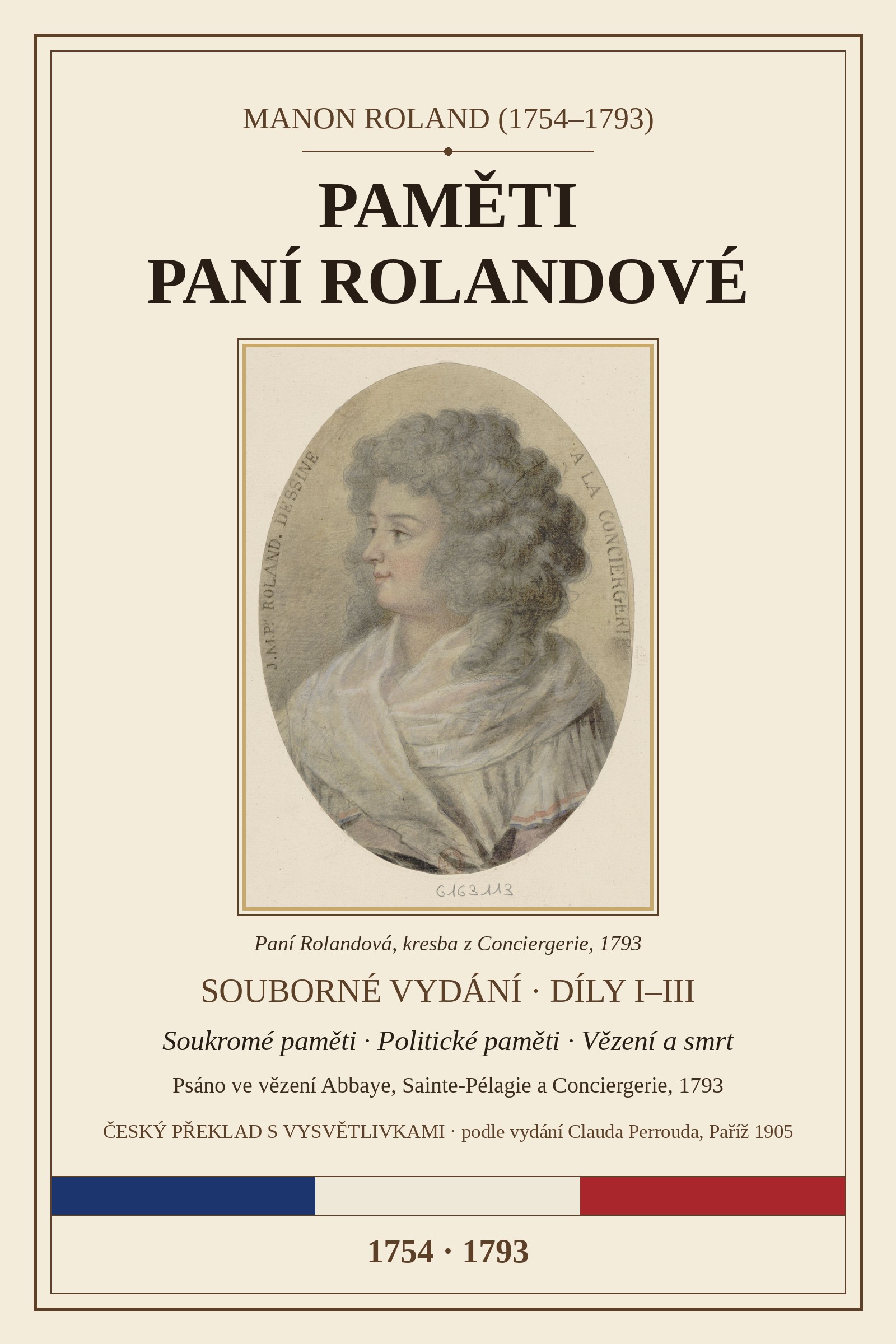 Obálka: Paměti paní Rolandové, souborné vydání
