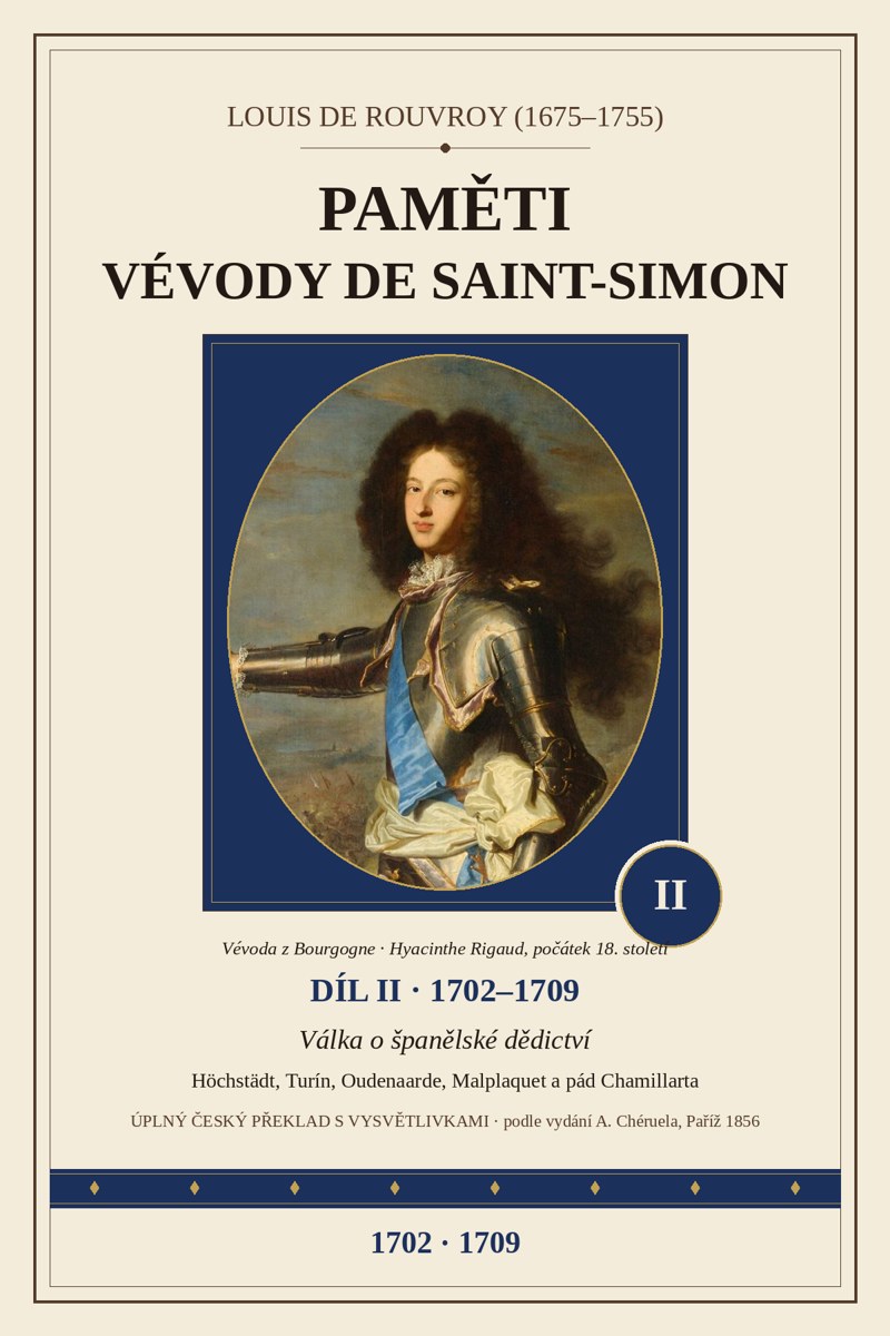 Obálka: Paměti vévody de Saint-Simon II: Válka o španělské dědictví