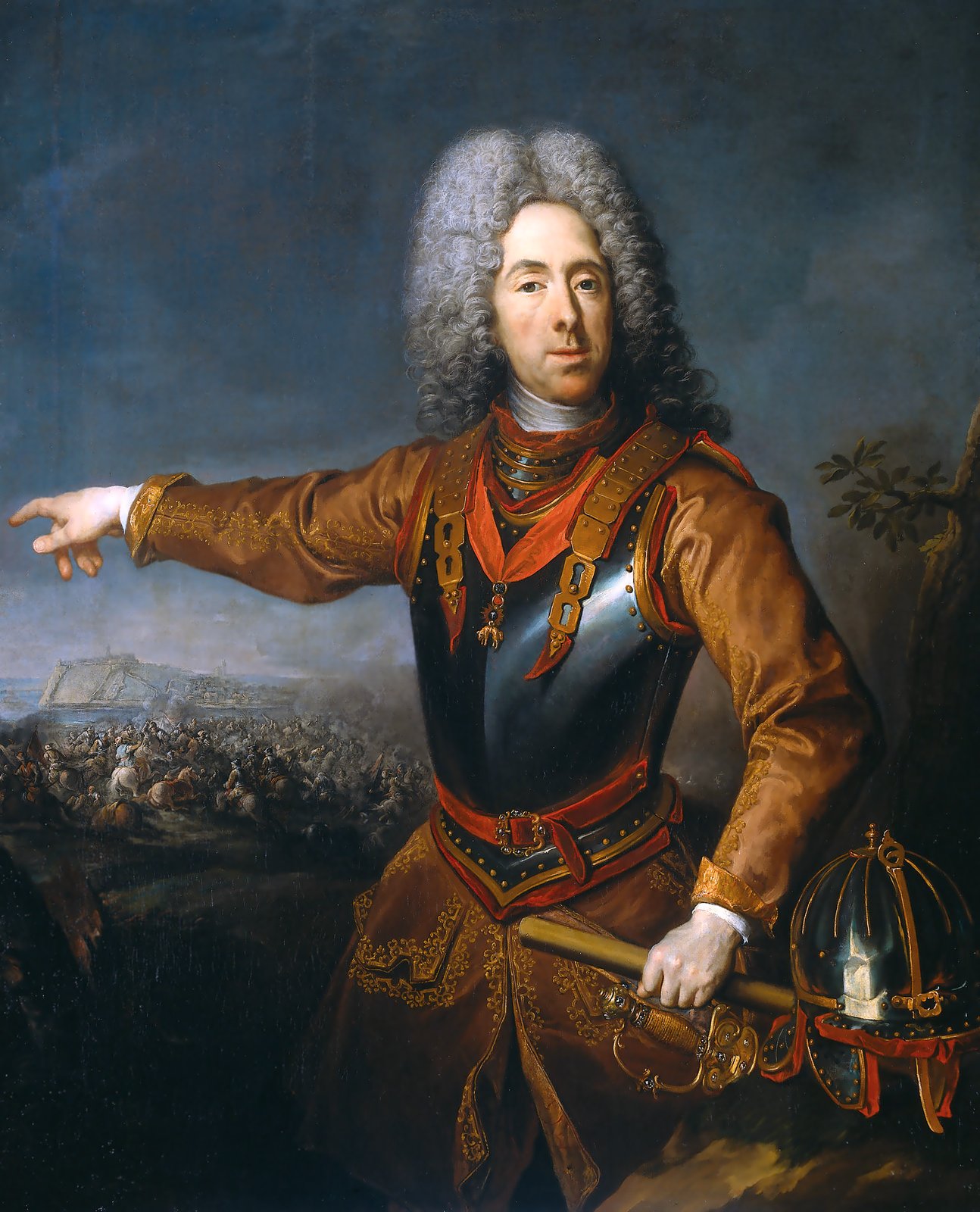 Princ Evžen Savojský (1663–1736), vojevůdce ve službách císaře. Jacob van Schuppen, 1718. Rijksmuseum, Amsterdam.