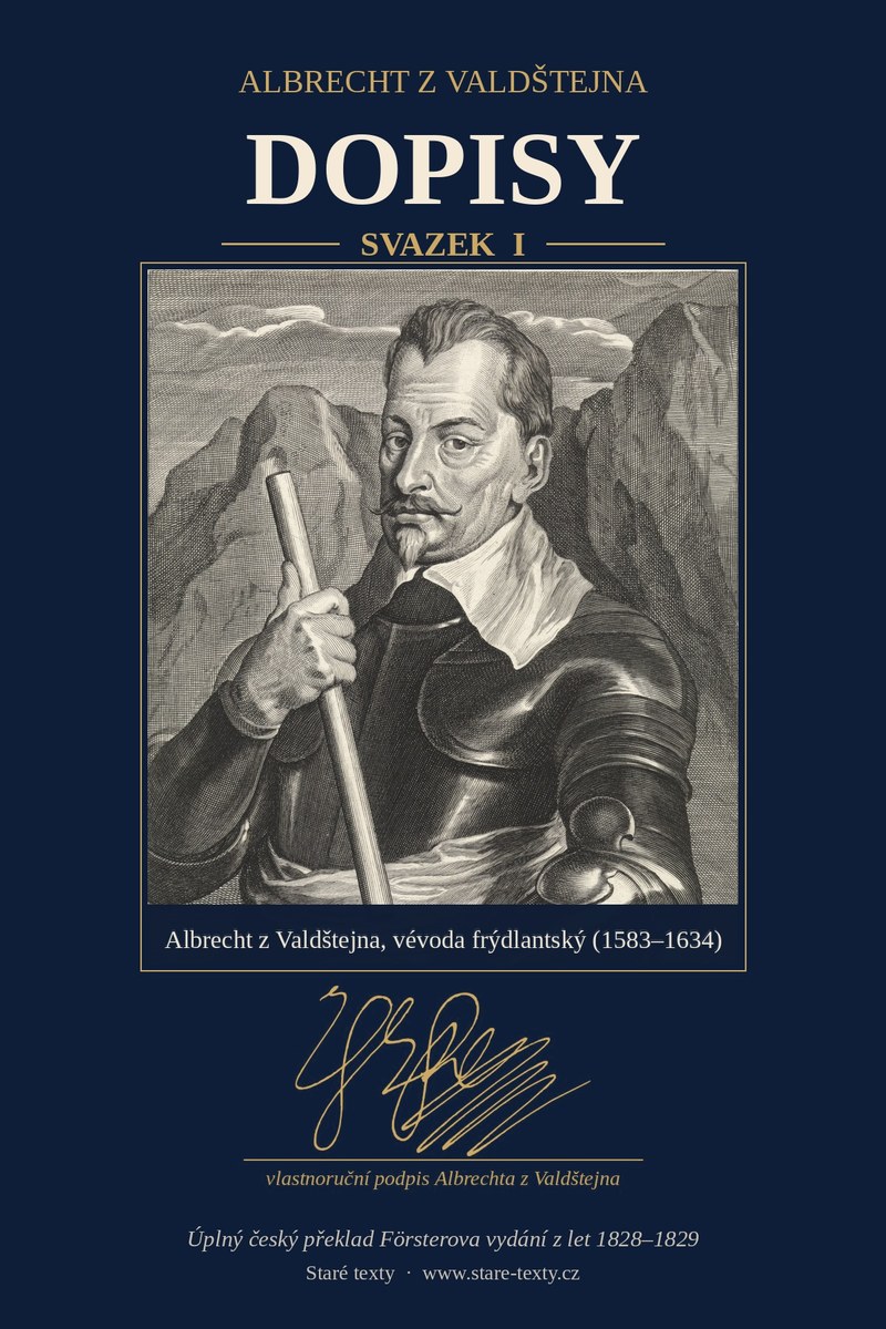 Obálka: Dopisy Albrechta z Valdštejna